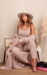 Bae'sics Comfy Yet Chic Two Pieces Loungewear Mocca