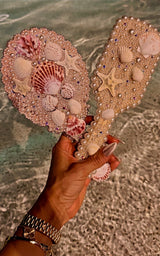 Mermaid Mood Handmade Shell & Pearl Embellished Mermaid Hair Brush