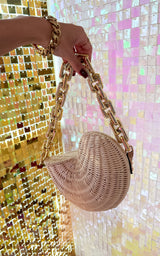 bags  accessories  seashell bag  shell bag  shell clutch  shell clutch bag  straw shell bag  party bags  summer bags  summer clutch