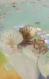 Mermaid Seashell Hair Clips