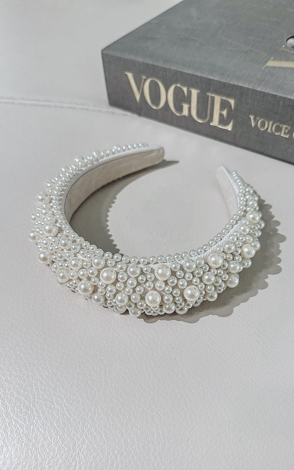 Pearl Headband Acrylic Pearl Hair Accessory Headband