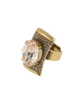 LOUDOVA AMBER SOLITAIRE SWAROVSKI® RING - HOUSE OF MAGUIE     