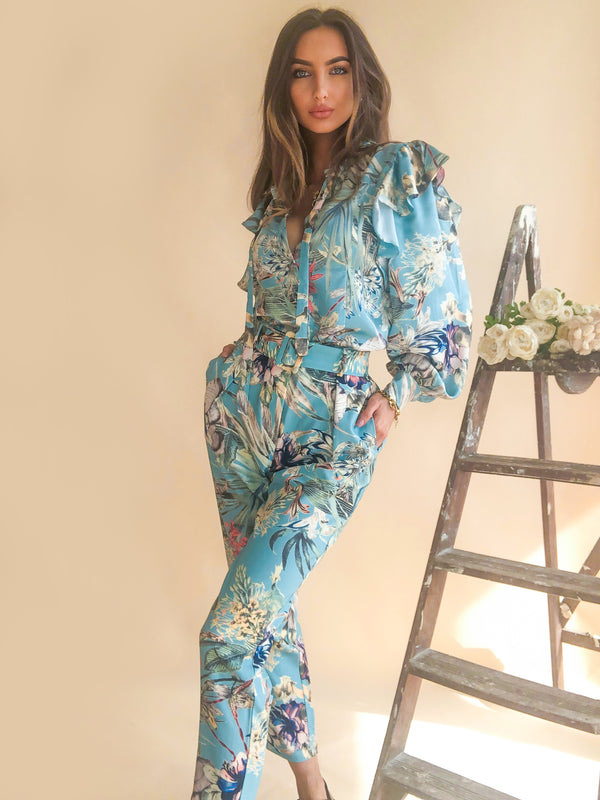 zara floral matching sets and co-ord trouser set  matching top and trousers set  spring summer matching sets and coordinates 2022  Floral Matchin set  matching sets for holidays  co-ord sets  NEW MATCHING SETS & COORDINATES  NEW ARRIVAL  NEW IN  NEW ARRIVALS
