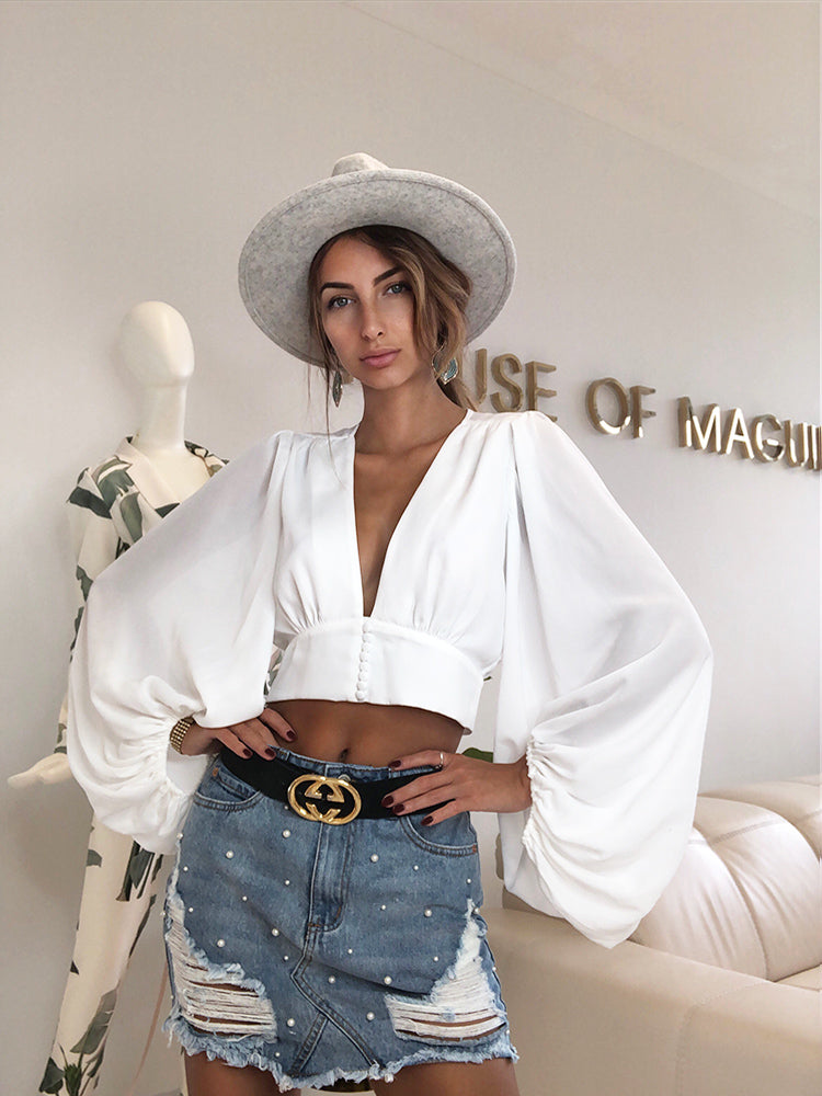 puff sleeve top asos Puff sleeves top Zara, Boohoo Style Top, Summer Top, Boufant sleeves Top, Trendy Summer Top, Crop Top, Designer Crop Top, Australian Trendy Top, 