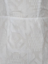 BOO BOO WHITE PUFF SLEEVES MINI DRESS