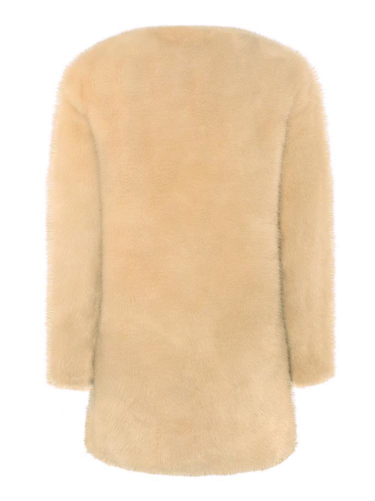 PROSECCO OVERSIZED VEGAN-FUR PREMIUM COAT