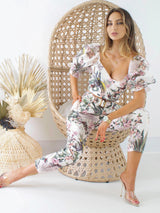summer outfit, summer holiday outfit, holiday outfits, holiday co-ord, co-ord, tropical print, co-ord Zara, co-ord mango, summer styles, tropical co-ord, cigarette trousers, puff sleeve crop top, classy, simple, tropical co-ord, summer co-ord, trendy, trends 2021, zara outfit 2021, black girl summer, outfit black girl, pattern, with sneakers, with sleeves, designer, classy evening, formal, wedding summer, wedding guests, styles,